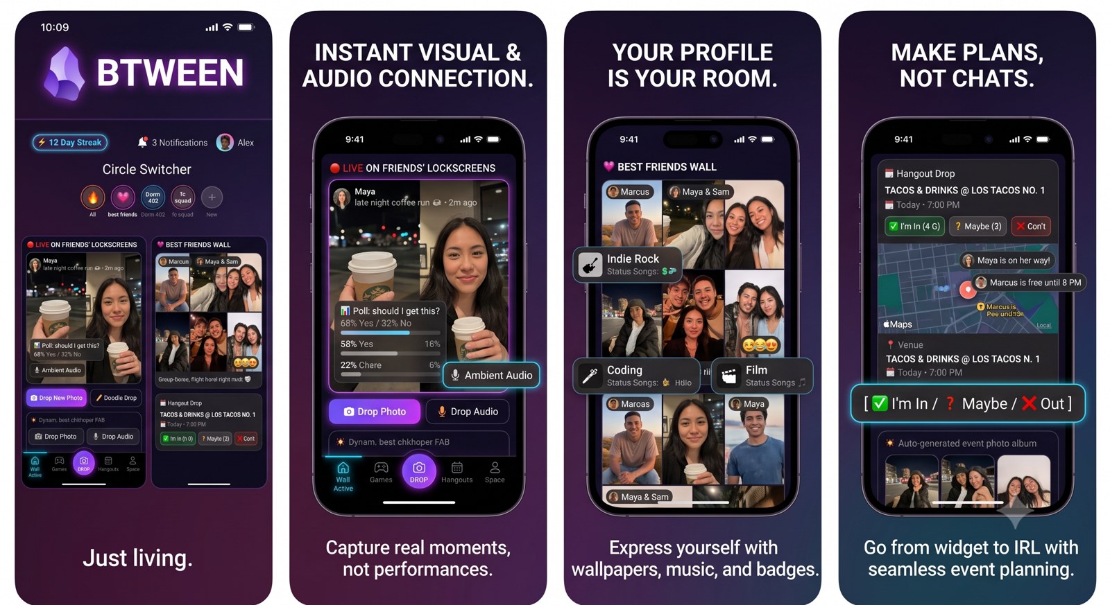 AI recaps and memory collages